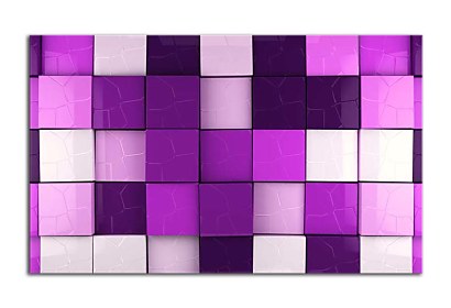 Fialová 3d fototapeta Kocky 24757